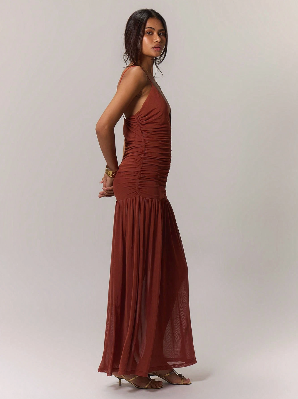 The Asymmetric Ruched Dress - Modern. Sculpted. Dynamic.