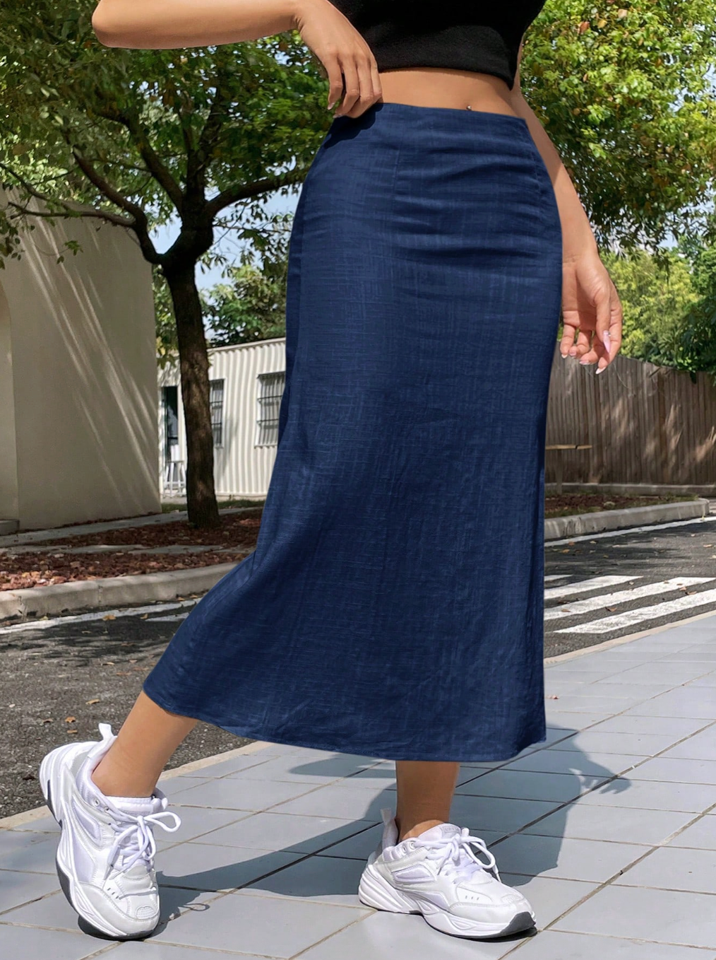 The Silk-Touch Maxi Skirt - Fluid. Minimalist. Essential.