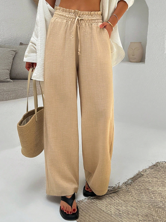 The Structured Linen Trouser -  Elegant. Breathable. Defined.