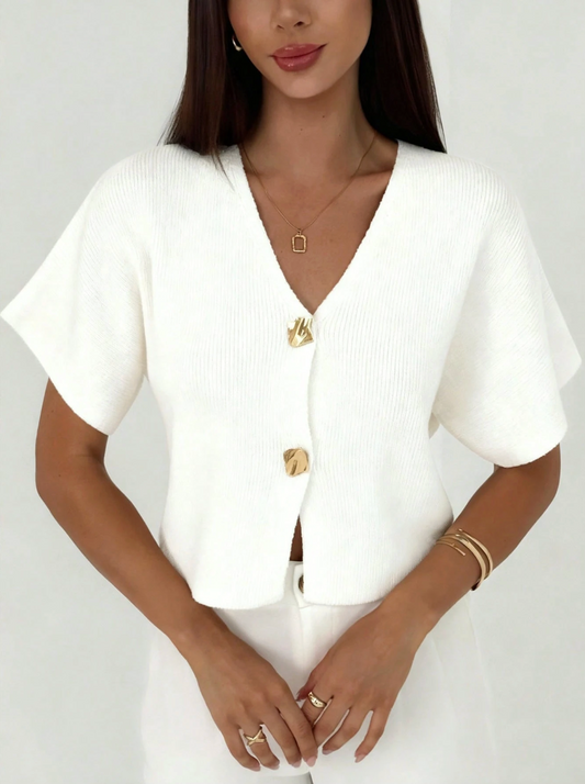 The Parisian Short Cardigan - Chic. Tailored. Timeless.
