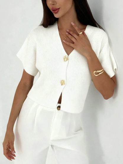 The Parisian Short Cardigan - Chic. Tailored. Timeless.