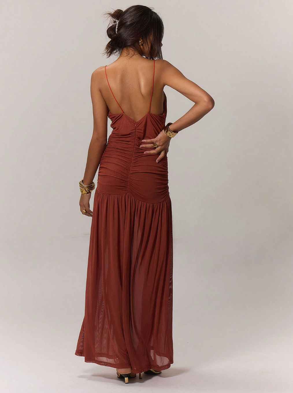 The Asymmetric Ruched Dress - Modern. Sculpted. Dynamic.