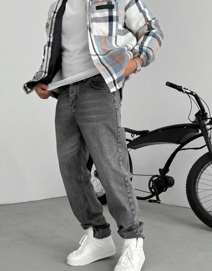 The Linear Y2K Denim — Retro. Structured. Raw. The New Blueprint of Streetwear.
